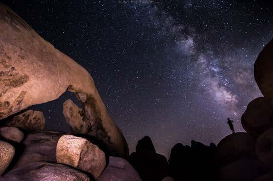 Cielo stellato, Joshua Tree National Park, Stati Uniti