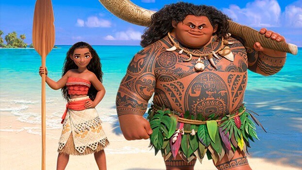 Vaiana e Maui i protagonisti del nuovo film Disney incentrato sulla Polinesia