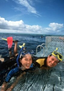 Snorkeing nella grande barriera corallina australiana