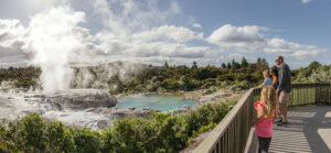 Geyser, Rotorua, Nuova Zelanda