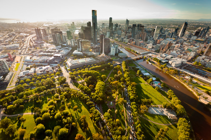 Australia Melbourne Skyline Victoria