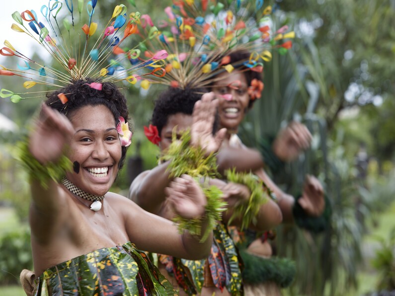 Isole Fiji Danza Meke