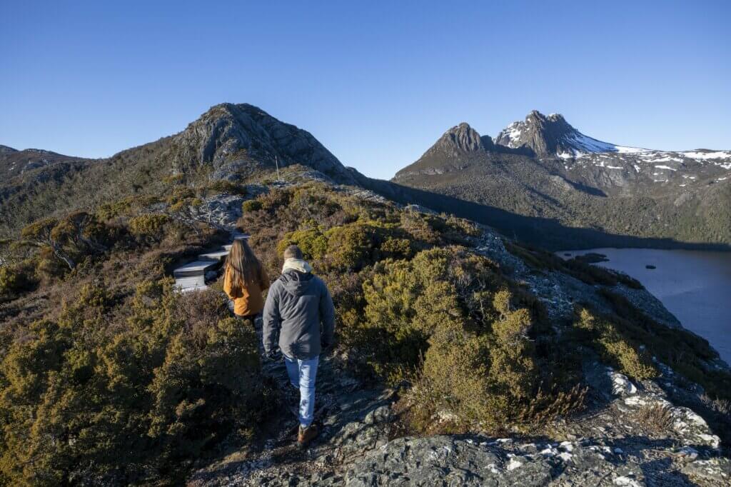 Australia Tasmania Cradle Mountain trekking