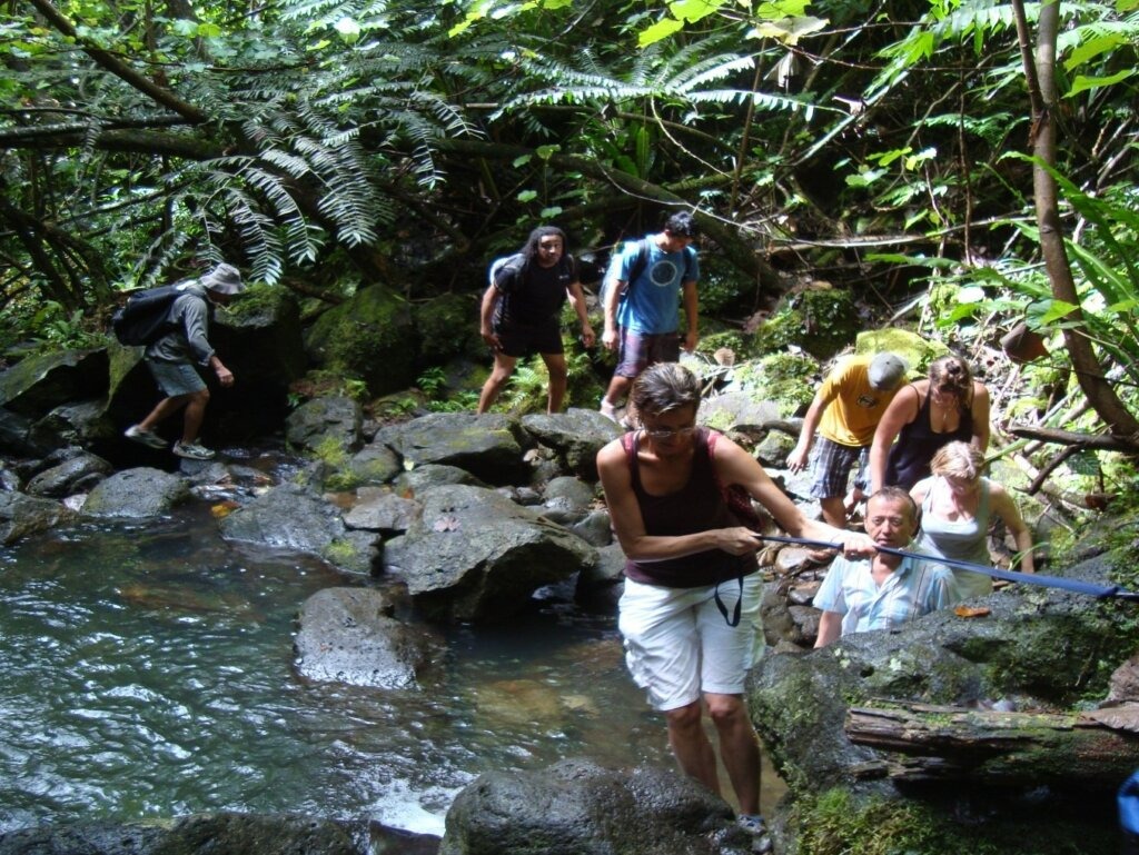 Raiatea – Hiking at the 3 Cascades (2)