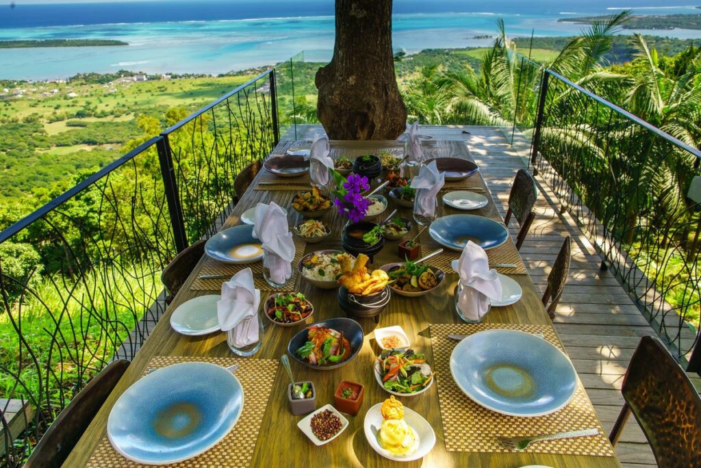 Wild South Restaurant Le Chamarel Panoramic view