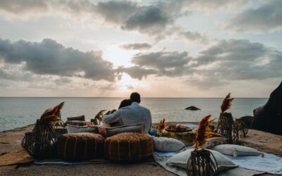 Picnic sulla spiaggia alle Seychelles, un’idea romantica per San Valentino