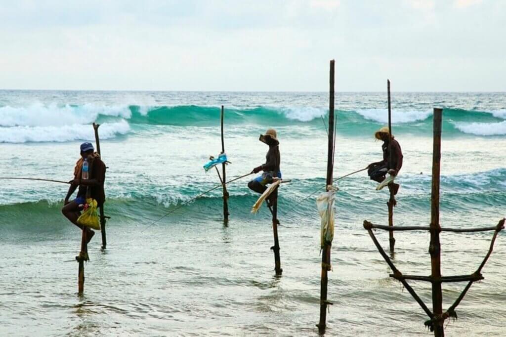 Weligama – Stilt fishermen