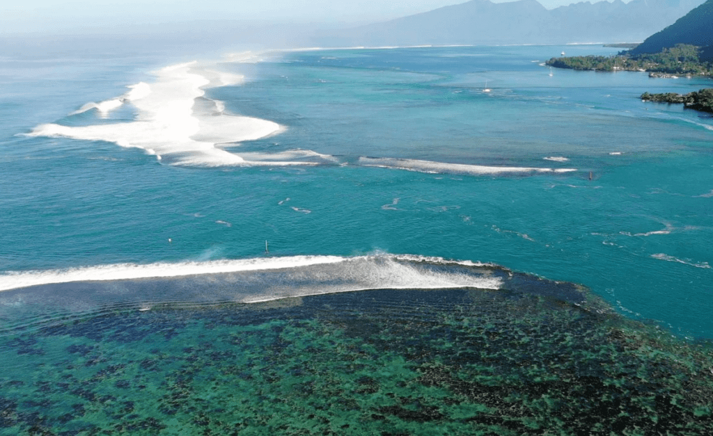 Teahupoo e Tahiti Iti dall’alto
